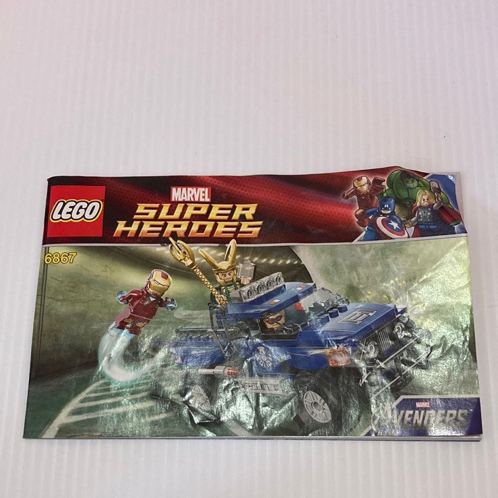 LEGO‎ 6867 Marvel Super Heroes Avengers Booklet manual only